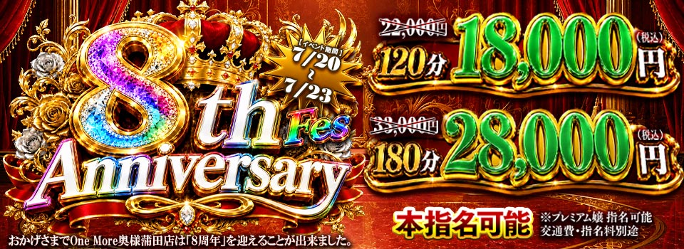 8周年記念祭！！